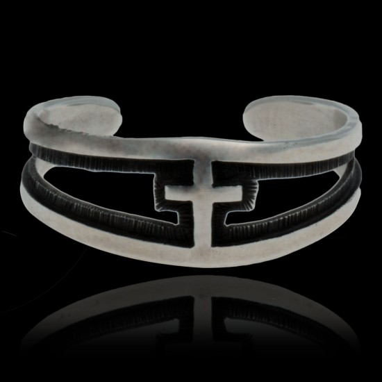 Cross .925 Sterling Silver Certified Authentic Hopi Native American Handmade Toe Ring 13234-1 Cross .925 Sterling Silver Certified Authentic Hopi Native American Handmade Toe Ring 13234-1