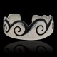 Water Wave .925 Sterling Silver Certified Authentic Hopi Native American Handmade Toe Ring 13234-2 Water Wave .925 Sterling Silver Certified Authentic Hopi Native American Handmade Toe Ring 13234-2
