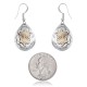 12kt Gold Filled and .925 Sterling Silver Kokopelli Handmade Certified Authentic Navajo Dangle Native American Earrings 24499 12kt Gold Filled and .925 Sterling Silver Kokopelli Handmade Certified Authentic Navajo Dangle Native American Earrings 24499