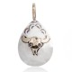 12kt Gold Filled and .925 Sterling Silver Bull Skull Handmade Navajo Pendant NB151219024528 12kt Gold Filled and .925 Sterling Silver Bull Skull Handmade Navajo Pendant NB151219024528
