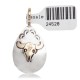 12kt Gold Filled and .925 Sterling Silver Bull Skull Handmade Navajo Pendant NB151219024528 12kt Gold Filled and .925 Sterling Silver Bull Skull Handmade Navajo Pendant NB151219024528