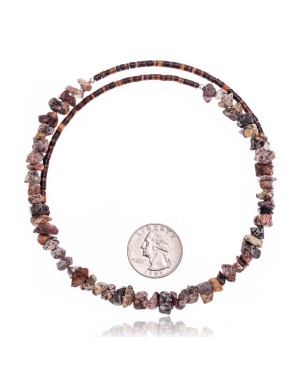 Jasper Certified Authentic Navajo Native American Adjustable Choker Wrap Necklace 25564 Jasper Certified Authentic Navajo Native American Adjustable Choker Wrap Necklace 25564