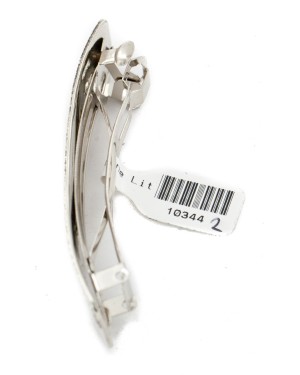 Horse Handmade Certified Authentic Navajo Nickel Native American Hair Barrette 10344-2 Horse Handmade Certified Authentic Navajo Nickel Native American Hair Barrette 10344-2