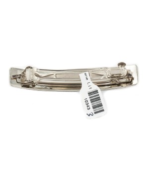 Certified Authentic Handmade Navajo Nickel Native American Hair Barrette 10343-3 Certified Authentic Handmade Navajo Nickel Native American Hair Barrette 10343-3