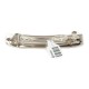 Cross Certified Authentic Handmade Nickel Navajo Native American Hair Barrette 10343-6 Cross Certified Authentic Handmade Nickel Navajo Native American Hair Barrette 10343-6