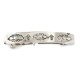 Cross Certified Authentic Handmade Nickel Navajo Native American Hair Barrette 10343-6 Cross Certified Authentic Handmade Nickel Navajo Native American Hair Barrette 10343-6