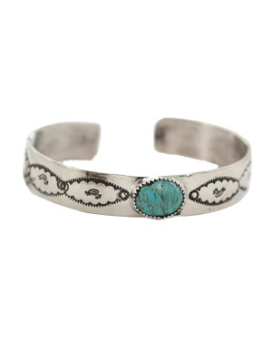Certified Authentic Handmade Kokopelli Nickel Natural Turquoise Navajo Native American Bracelet 13171-2 Certified Authentic Handmade Kokopelli Nickel Natural Turquoise Navajo Native American Bracelet 13171-2