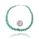 .925 Sterling Silver Certified Authentic Navajo Native American 1 strand Natural Turquoise Necklace 35126 .925 Sterling Silver Certified Authentic Navajo Native American 1 strand Natural Turquoise Necklace 35126