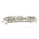 Cross Certified Authentic Handmade Nickel Navajo Native American Hair Barrette 10343-6 Cross Certified Authentic Handmade Nickel Navajo Native American Hair Barrette 10343-6