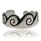 Water Wave .925 Sterling Silver Certified Authentic Hopi Native American Handmade Toe Ring 13234-2 Water Wave .925 Sterling Silver Certified Authentic Hopi Native American Handmade Toe Ring 13234-2